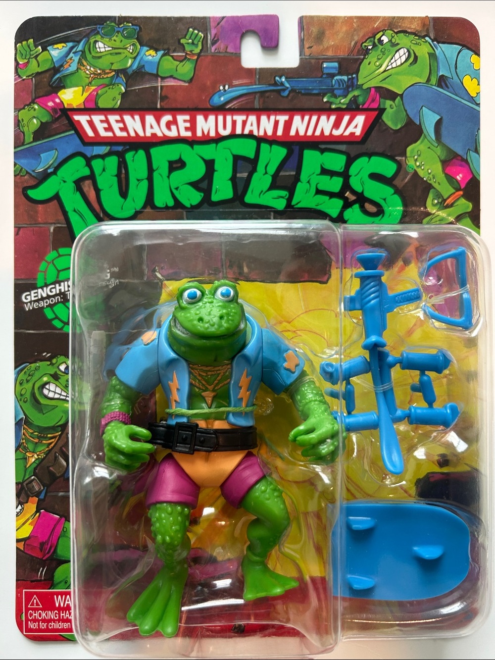 Teenage Mutant Ninja Turtles Genghis Frog Action Figure - Green & Blue